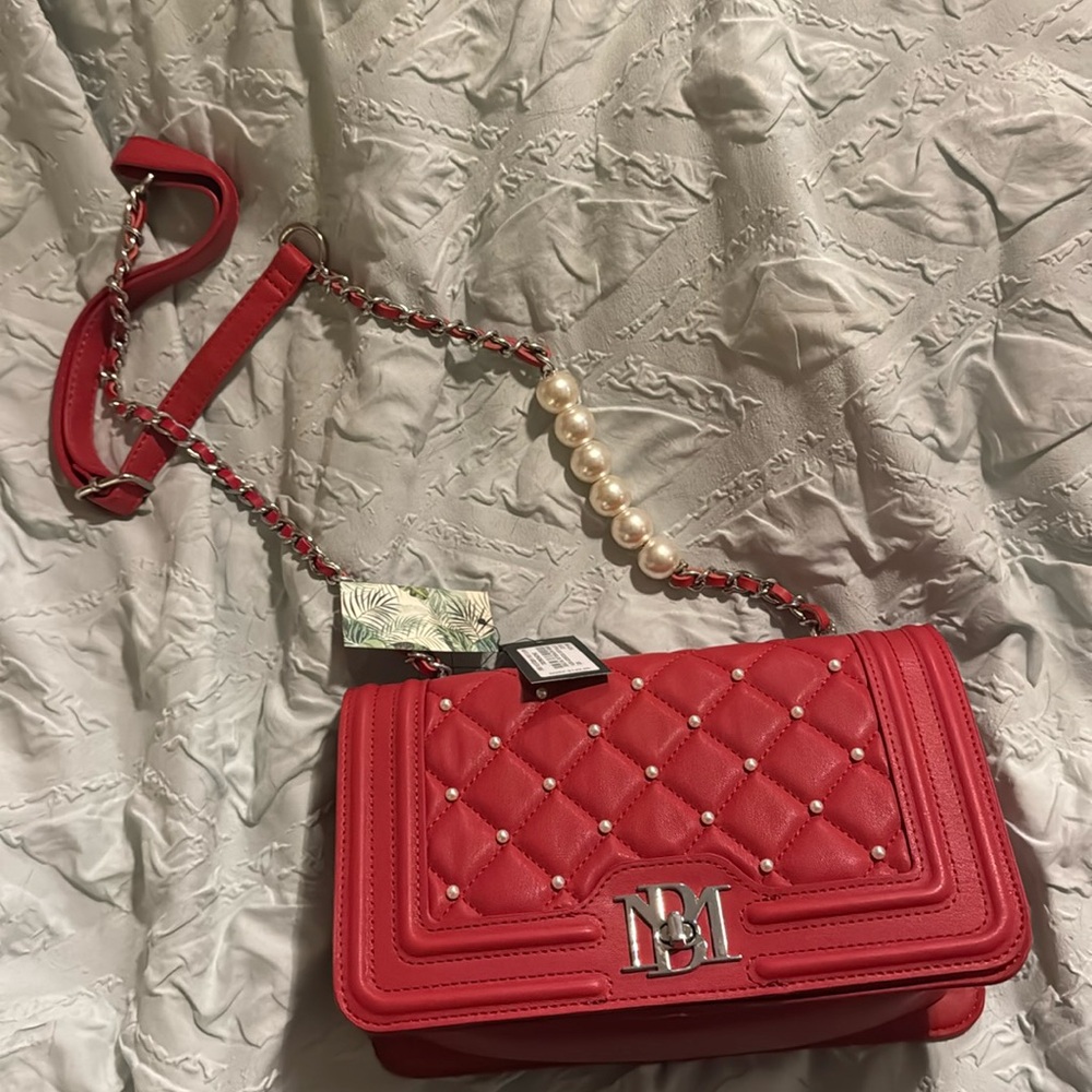 NWT Badgley Mischka vegan leather crossbody bag